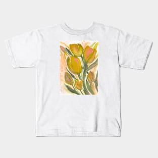 Rustic Tulips Kids T-Shirt